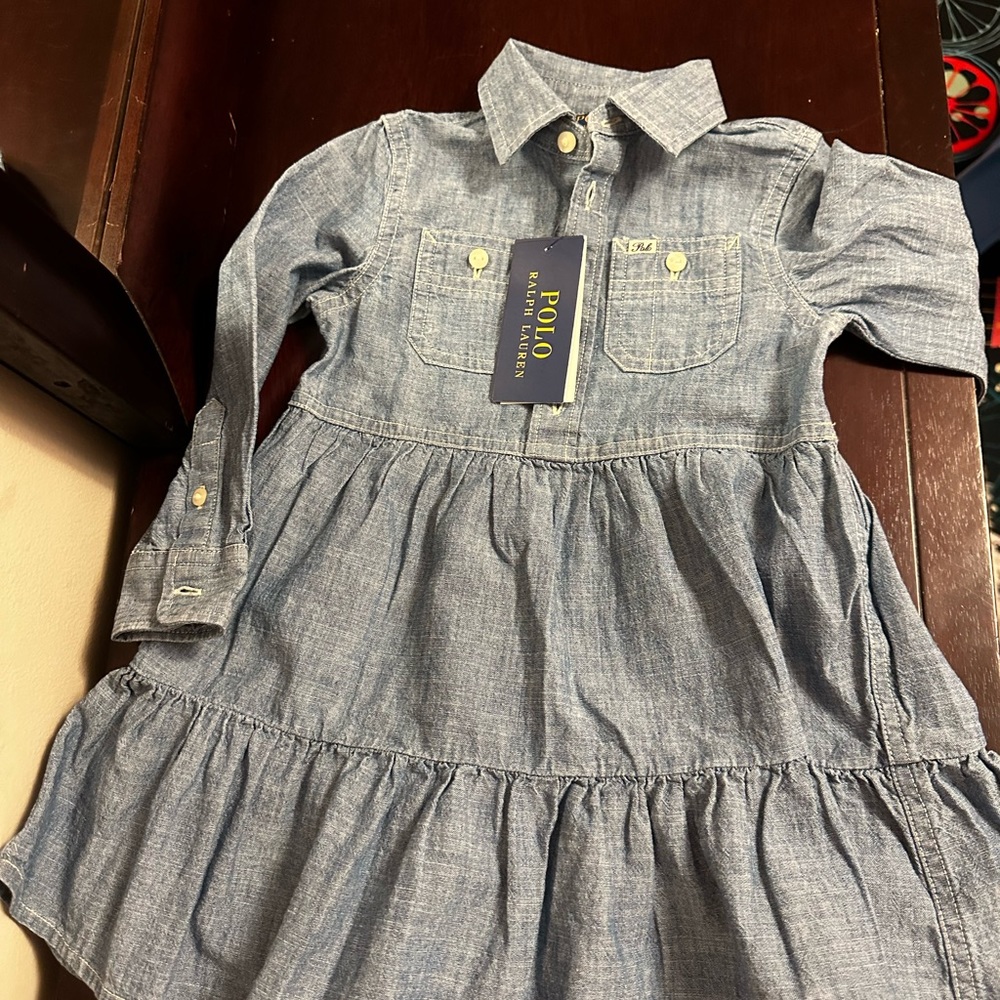 Polo Ralph Lauren denim dress Brand new with tags